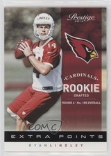 2012 Playoff Prestige Rookie Extra Points Black /10 Ryan Lindley #234 Rookie RC