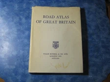 VINTAGE ROAD ATLAS OF GREAT BRITAIN Fifth-Inch to Mile HCDJ 1969-70 Edition VGC