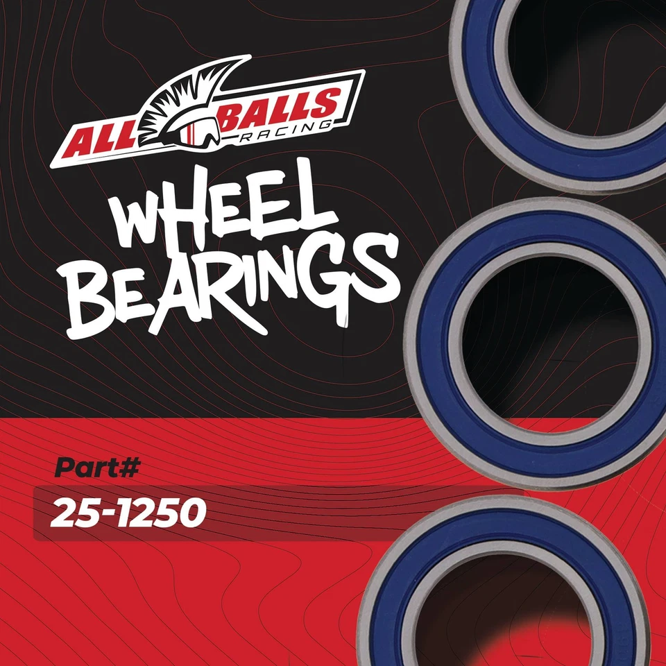 All Balls Rear Wheel Bearing Seal Kit For Honda CRF450R 02-12 CRF450X 05-12 - Image 2 of 4