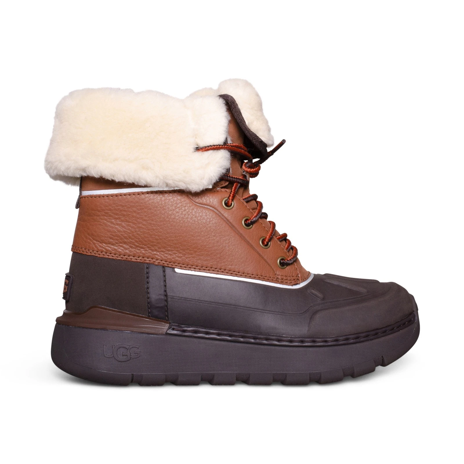 UGG CITY BUTTE WORCHESTER LEATHER WATERPROOF SNOW MEN'S BOOTS SIZE US 9/UK 8 NEW