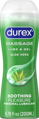 Durex Touch & Play Water Based Personal Lubricant with Aloe Vera 6.76 oz