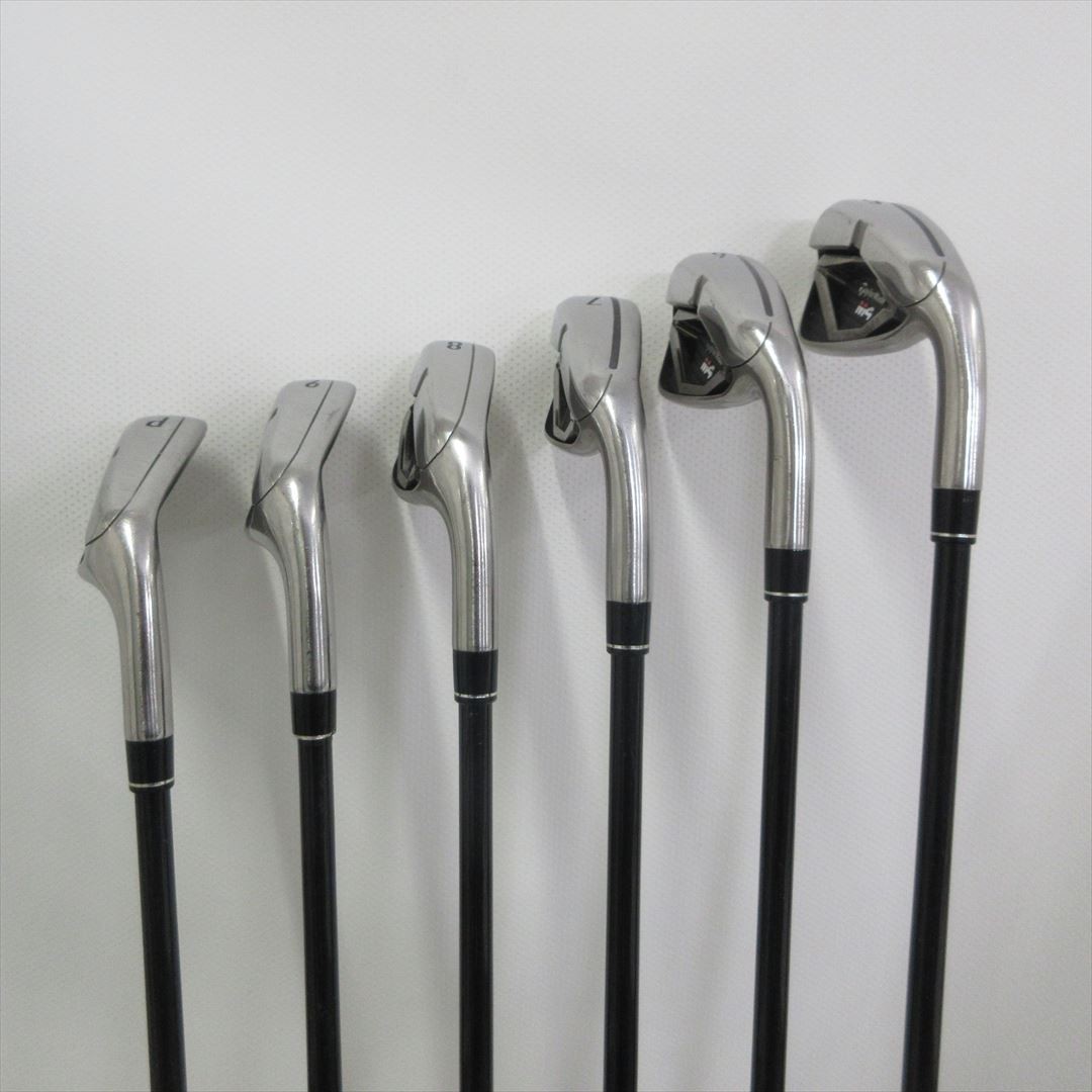 TaylorMade - M4 アイアン 2021 カーボン Fujikura Atmos【6本セット】 Taylormade M4 Iron Set 6-Pw, Aw Regular Flex Atmos Graphite