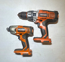 RIDGID 18V Cordless Drill/Driver & 1/2in Impact Wrench 2-Tool Kit R86230