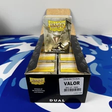 Dual Matte Valor Case Display Dragon Shield Standard Size Sleeves - 10 Packs