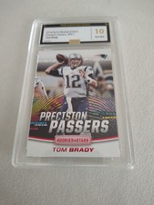 2018 Panini Rookies & Stars - Precision Passers Tom Brady #PP-1 Graded 10
