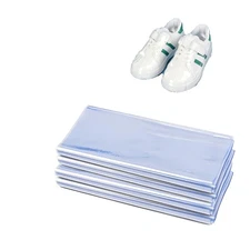 Professional 50-Pack Shoe Shrink Wrap Bags - Premium PVC Sneaker Protection