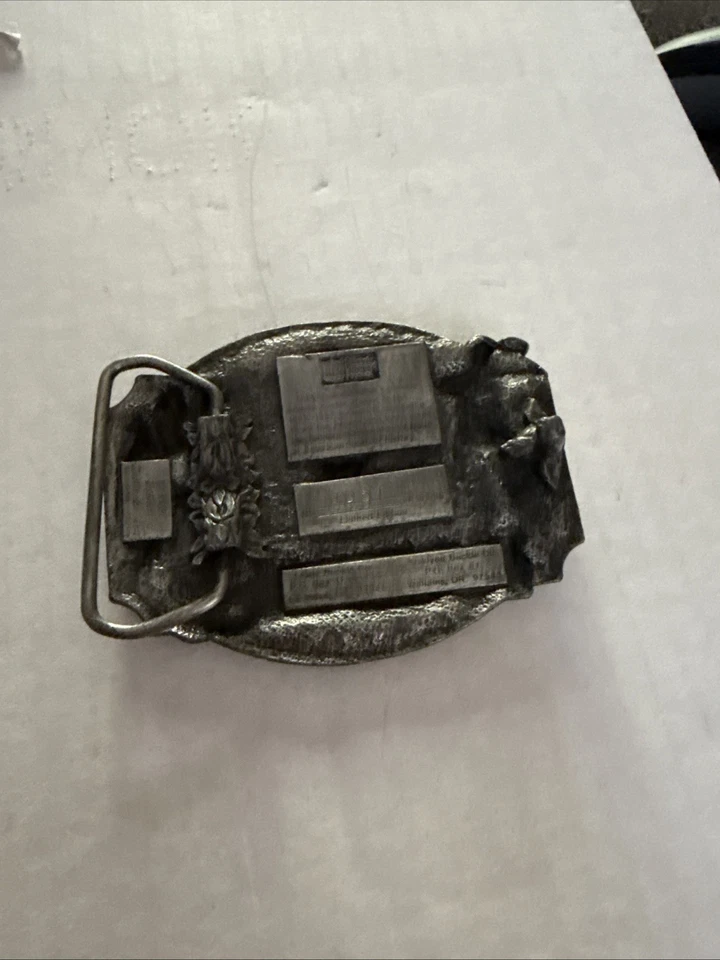 De colección 1986 Los Angeles Raiders Hebilla de cinturón para hombre NFL Fútbol Foto 3 de 3