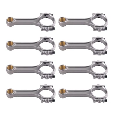 5.700" 2.100" .927" I-Beam 5140 Connecting Rods For SBC Chevy 350 500HP Floating - Bild 1 von 4