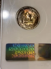 1951 washington quarter In a Old Ngc Fatty Holder Ms 66 Wow!! Toned CAC Approved
