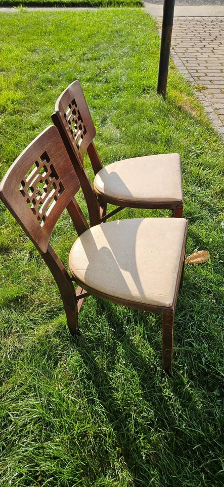 Par de sillas plegables Stakmore Chinoiserie Foto 4 de 4