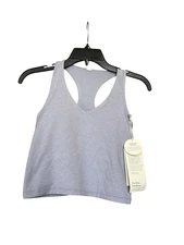 Vuori Halo Performance Crop Tank 2.0 Small Color Lavender Mist Sz Small New