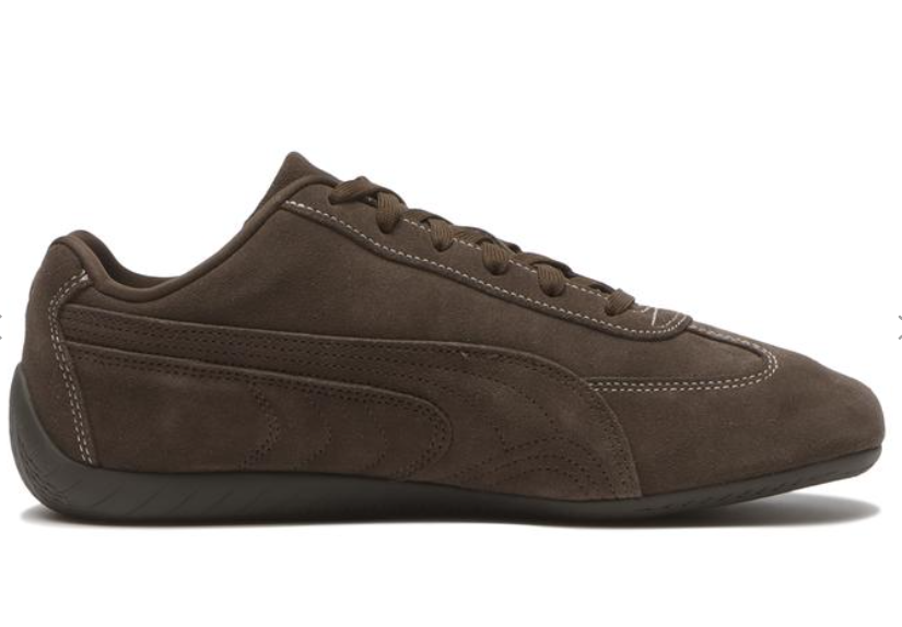 Puma Speedcat OG 407975-01 Natural Leather Chocolate Unisex Men's