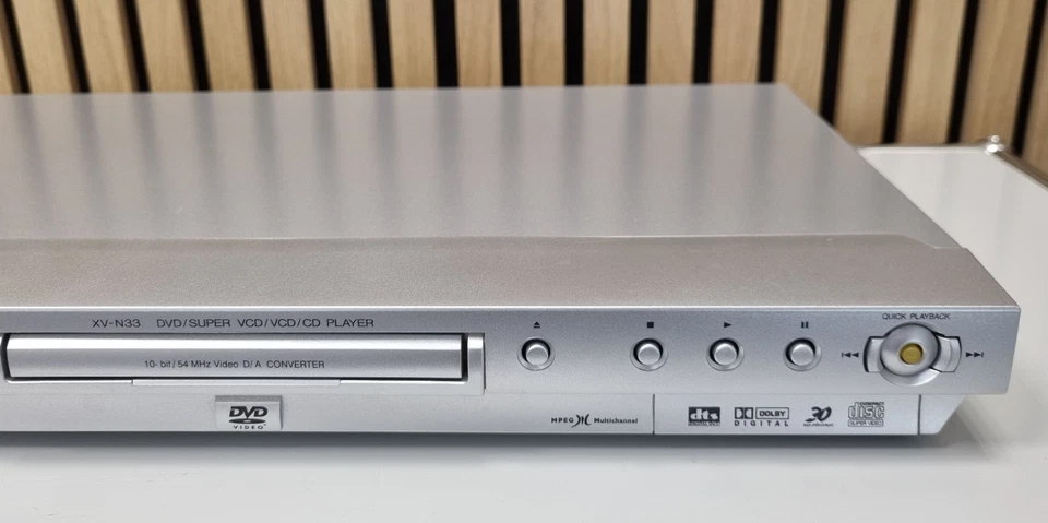 JVC XV-N33 DVD/VCD/CD Player - Silber - DVD-Player - Bild 3 von 4