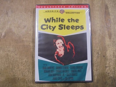 While the City Sleeps DVD 1956 Warner Archives Dana Andrews NEW