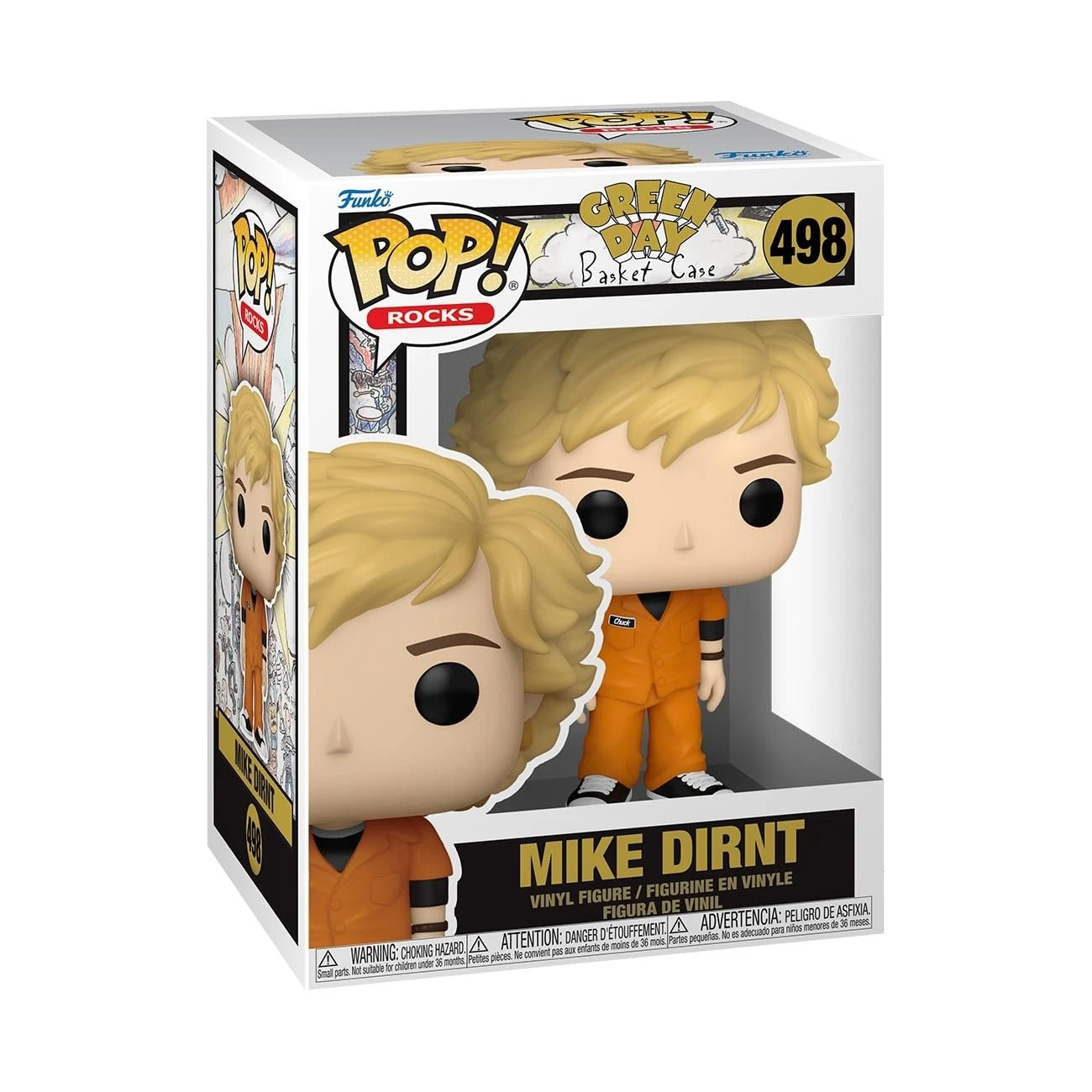 Green Day Mike Dirnt Basket Case Collectible Figure