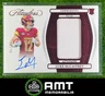 Luke McCaffrey 2024 Panini Flawless 6/15 Rookie Patch Auto Ruby Commanders