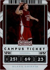 2020-21 Contenders DP Campus Ticket #28 Blake Griffin Oklahoma Sooners *+*
