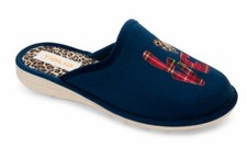 TIGLIO 2589 NERO BLU GRIGIO PANTOFOLE CIABATTE  DONNA INVERNALI