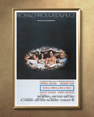 Bob and Carol and Ted and Alice 1969 Movie Poster 24''x36'' Glossy Unframed 6905