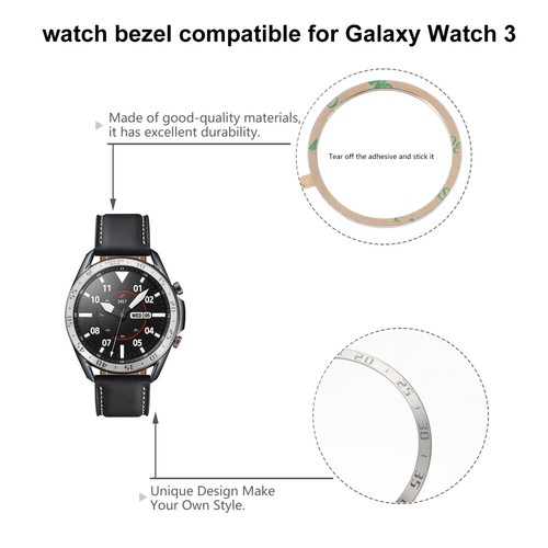 Metal Watch Bezel Steel Bezel Protector Watch Bezel Replacement Smartwatch Bezel - Picture 9 of 12