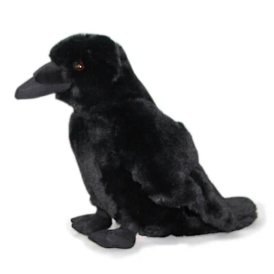 UNI-TOYS Rabe Krähe Kolkrabe Kuscheltier Plüsch Vogel Stofftier Plüschtier 23 cm hoch