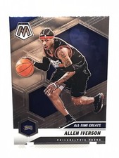 Allen Iverson 2020-21 Mosaic All-Time Greats Base Card #292 76ers 