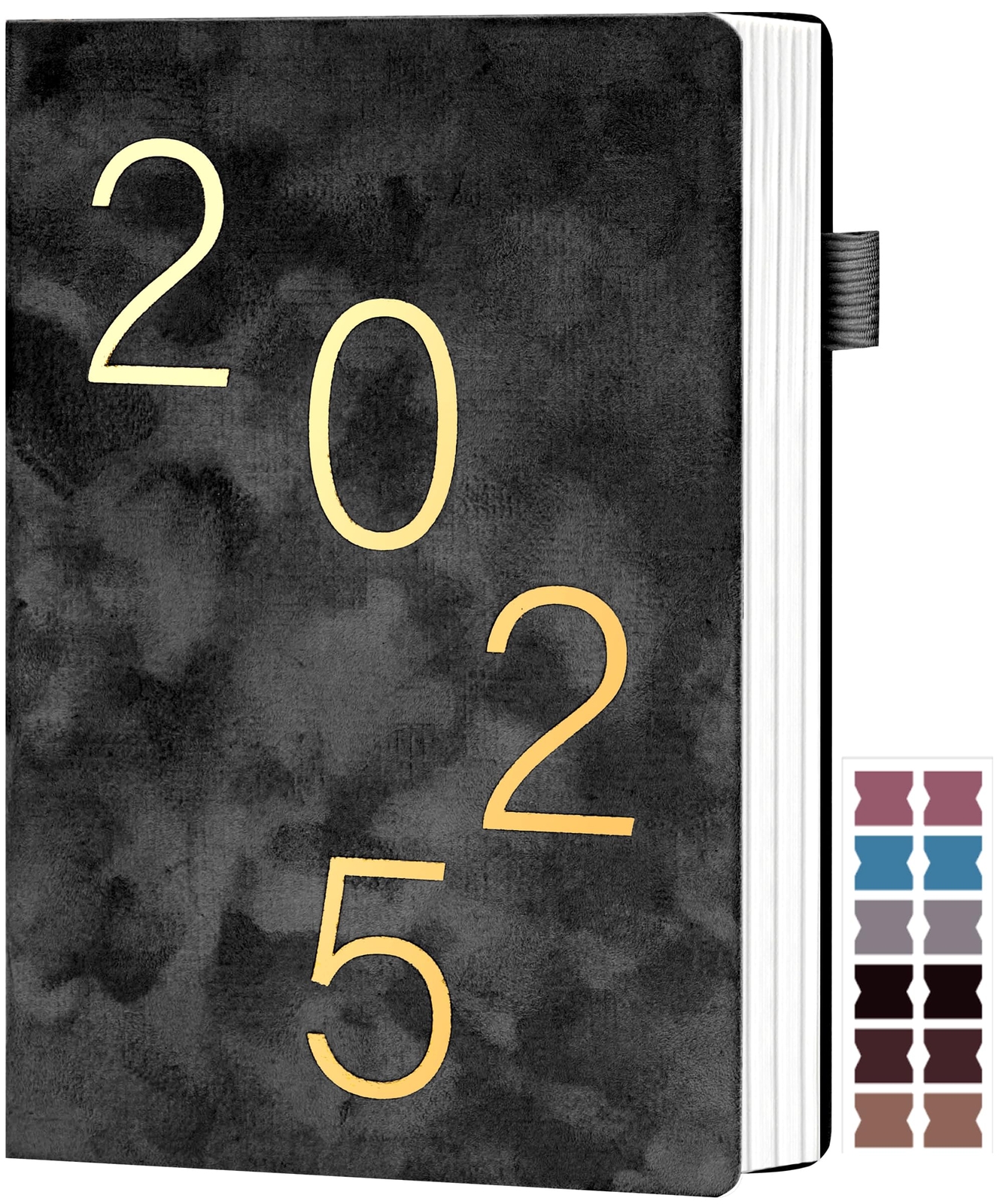 2025 Planner Weekly and Monthly Velvet Agenda 2025 Calendar Planner with Mont...