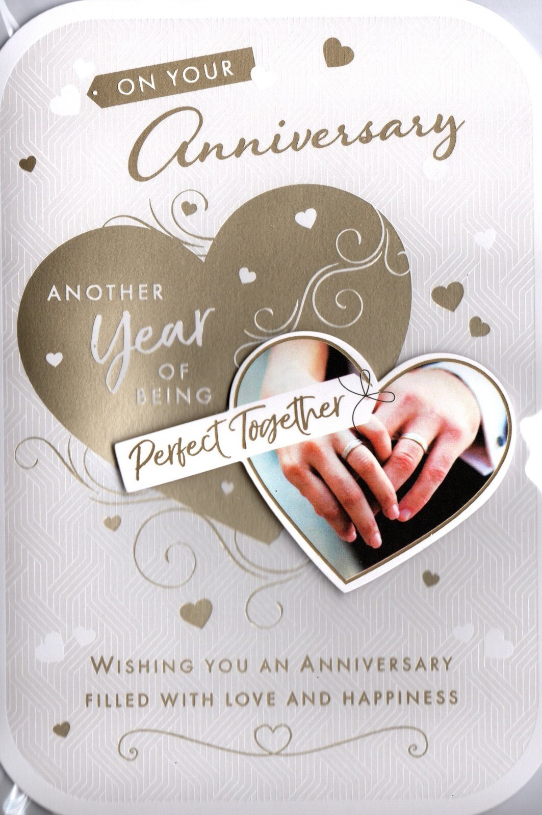 Happy Anniversary Card - On Your Anniversary - Another Year Perfect Together