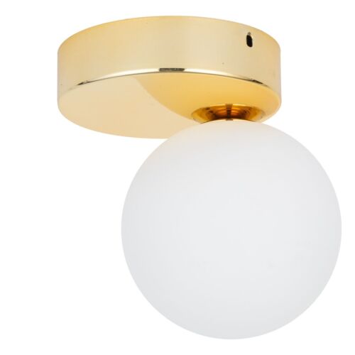 Ceiling light ball screen glass petit or white G9 ceiling light salon couloir-