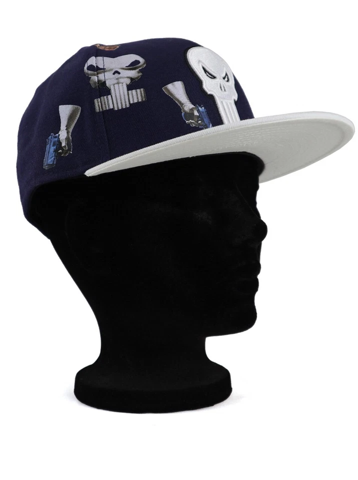 New Era Punisher 59fifty Custom Fitted Hat Size 7 3/8 Purple Marvel Comics NWT - Image 4 of 4