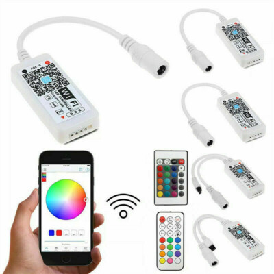 Magic Home DC5V 12V 24V Wireless WiFi BT Smart Controller,RGB/RGBW IR RF LED