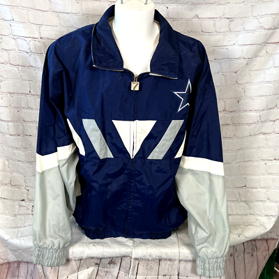 Vintage 90's Game Day Logo 7 Dallas Cowboys Windbreaker Jacket