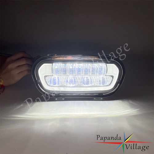 LED Headlight DRL Running Light For Harley Fat Bob FXFB 107 FXFBS 114 2018-Later - Picture 8 of 8