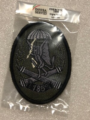 PATCH 185° REGGIMENTO ARTIGLIERIA PARACADUTISTI FOLGORE BV | eBay