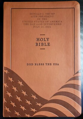 DONALD TRUMP God Bless The USA Bible 
