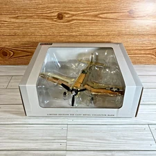 SpecCast F4U-1 Corsair Gold LTD Edition Plane 47512 Die Cast Metal Bank New 