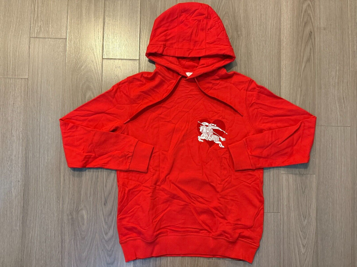 BURBERRY / パーカー/M/コットン/RED/4067836 Burberry EKD Heart Cotton Cotton Hoodie red sz L | eBay
