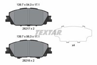 Textar 2621701 Bremsbelagsatz, Scheibenbremse FüR Toyota, Toyota (Faw), ( Gac )