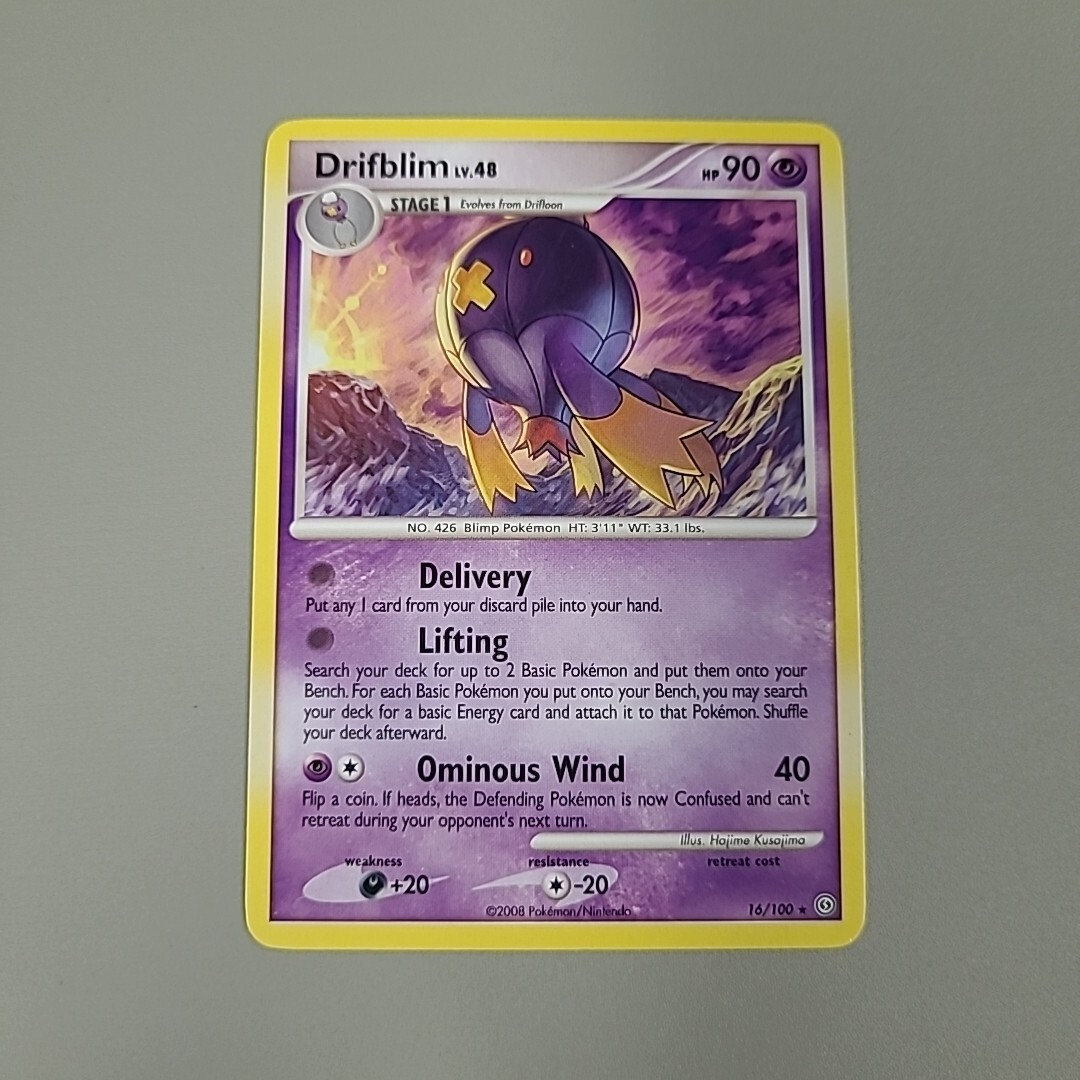 Drifblim - 16/100 Stormfront Non Holo Rare Pokemon - MP