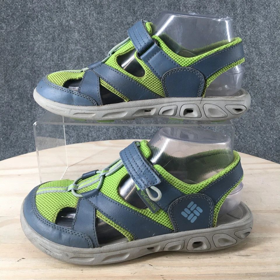 Sandalias Columbia Juveniles 4 Techsun Wave Slingback Planas BY2082-441 Azul Punta Cerrada Foto 2 de 4