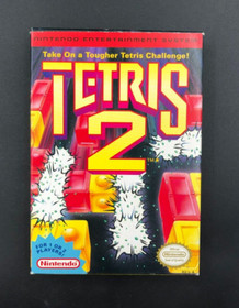 Tetris 2 (Nintendo Entertainment System, NES) in Box w/ Manual + Poster