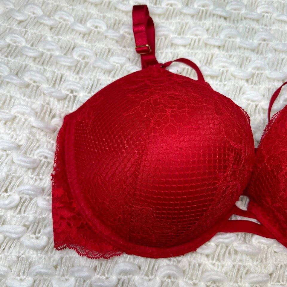 Victoria's Secret Very Sexy Push-Up Bra Color Red Pick a Size NEW WITH TAGS - Image 3 of 4