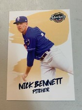 Nick Bennett 2021 Biloxi Shuckers Team Card