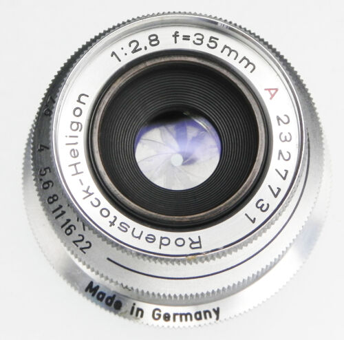 Rodenstock 35mm f2.8 Heligon Leica SM  #2327731 ........... Very Rare !! - Afbeelding 1 van 12