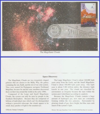 USA3 #3241 U/A MYSTIC FDC Space Discovery Space ship ...