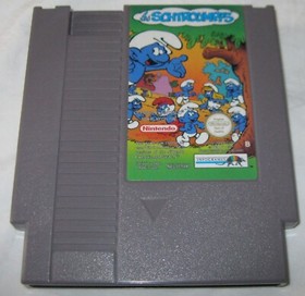 les schtroumpfs authentique version originale nintendo nes fra