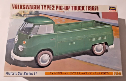 VINTAGE Hasegawa 1:24 Scale Model VW Volkswagen Type 2 Pick Up Truck 1967 NEW - Picture 1 of 3