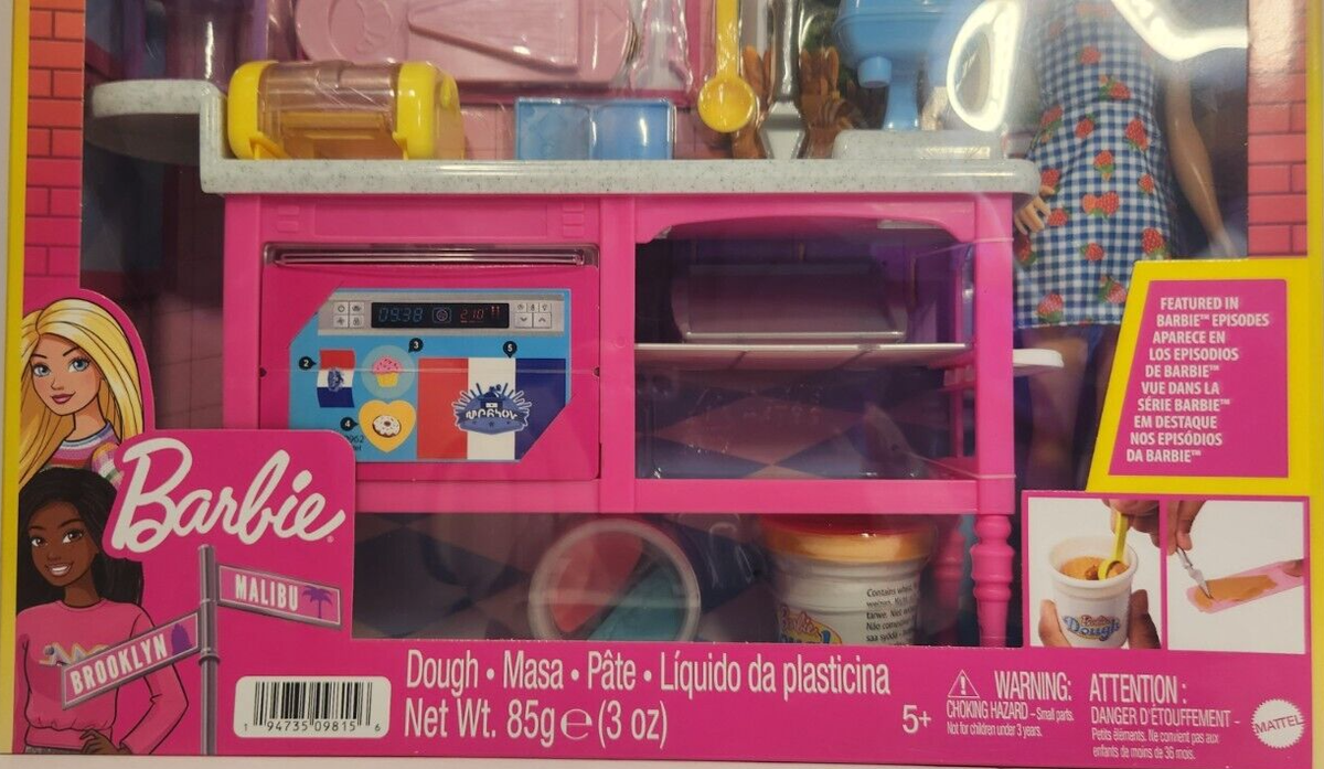NRFB 2018 poupée BARBIE coffret Patisserie Métier career PATISSIERE