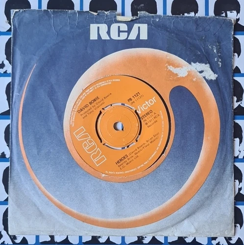 David Bowie Heroes 1977 UK 45 7" Vinyl