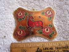 Vintage Belt Buckle Horse